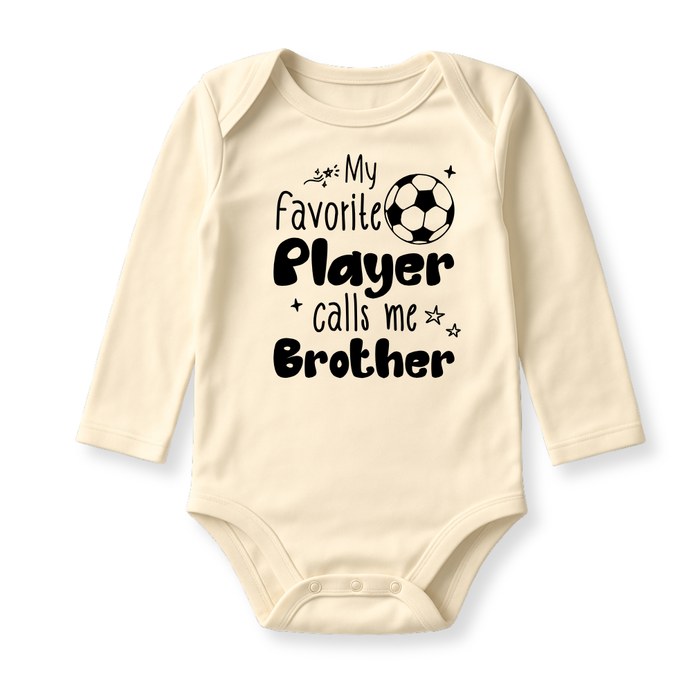 Soccer Brother Baby Bodysuit - Brother T-Shirt Family Outfit