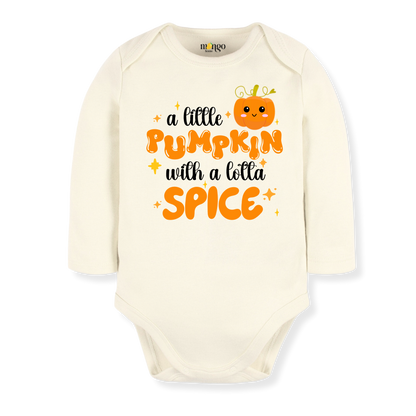 A Little Pumpkin with a Lotta Spice Cute Fall Baby Bodysuit, Toddler & Kids T-Shirt – Cute Pumpkin Outfit