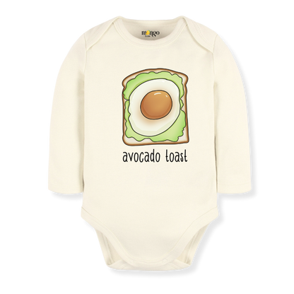 Cute Avocado Toast Baby Bodysuit – Avocado Shirt, Food Lovers Breakfast Tee