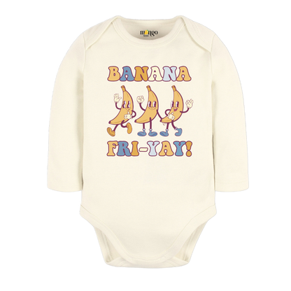 Banan Fri-Yay! Shirt Banana Baby Bodysuit, Kids & Toddler T-Shirt – Funny Friday Outfit
