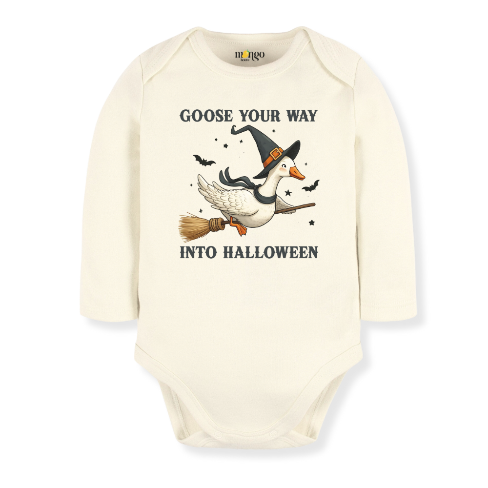 Goose Your Way Into Halloween Baby Bodysuit, Toddler & Kids T-Shirt – Cute Halloween Outfit