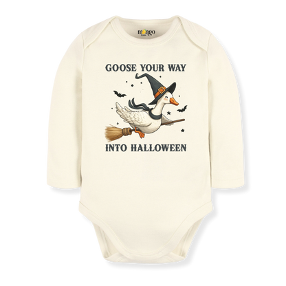 Goose Your Way Into Halloween Baby Bodysuit, Toddler & Kids T-Shirt – Cute Halloween Outfit