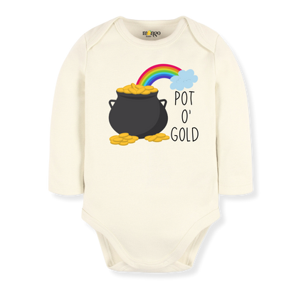 Pot o' gold Rainbow Baby Bodysuit Boho Tshirt for Kids & Toddler Tee, Baby Gift for Newborn Outfit (Copy)