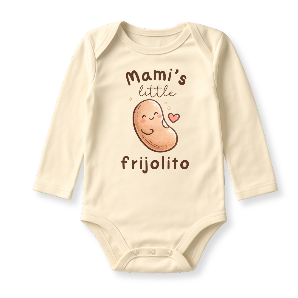 Mama's Little Frijolito Shirt - Cute Bean Baby Bodysuit - Matching Family Outfits