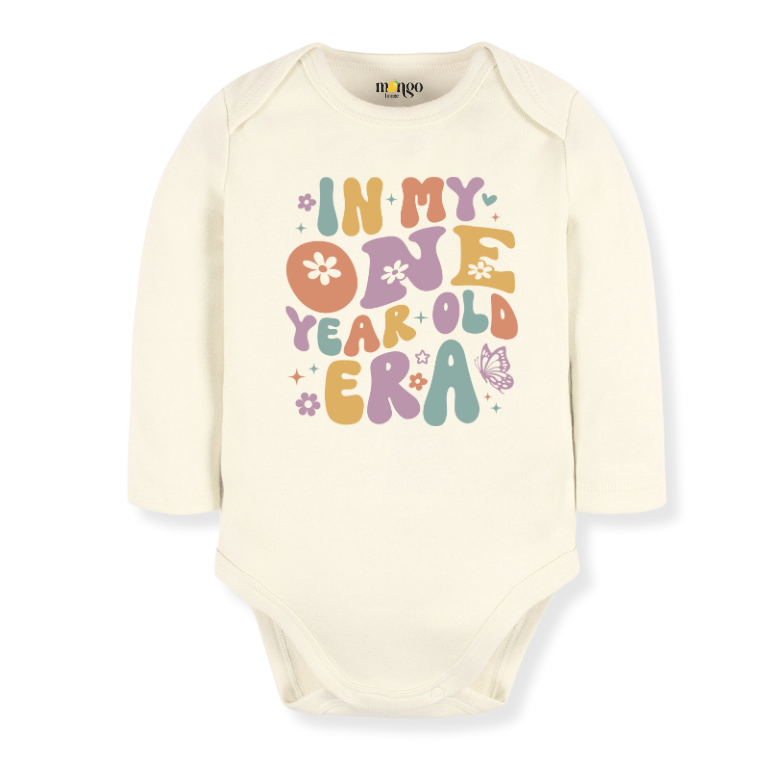 In my One Year Old Tshirt Cute Toddler & Kids T-Shirt, Clothes Birthday Gift for Girl First Birthday Outfit