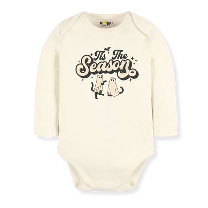 Tis the Season Cat Halloween Baby Bodysuit Funny Tshirt for Kids Toddler Tee Cat Gift for Baby Clothes
