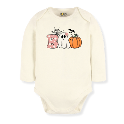 Cute Boo Halloween Baby Bodysuit, Pumpkin Halloween Toddler & Kids T-Shirt