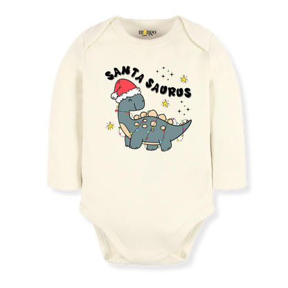 Santa Saurus Tshirt Dinosaur Baby Bodysuit Toddler & Kids T-Shirt, Christmas Outfit Christmas Baby Clothes