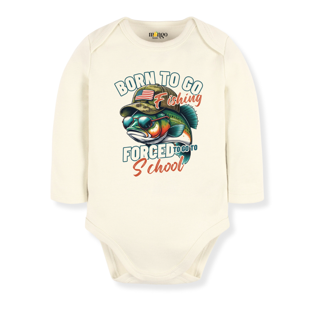 Born to Go Fishing Tshirt for Kids Toddler Tee Funny Fishing Outfit