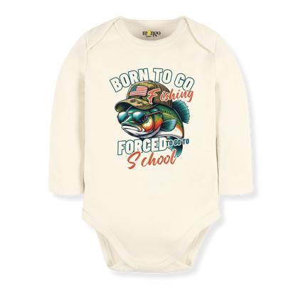 Born to Go Fishing Tshirt for Kids Toddler Tee Funny Fishing Outfit