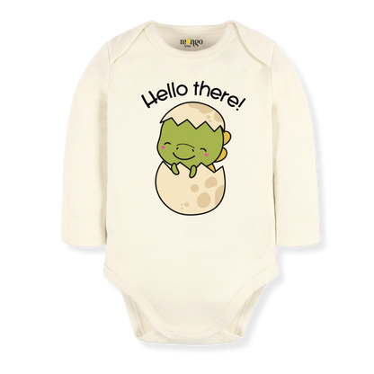 Hello There Dinosaur Baby Bodysuit Toddler & Kids T-Shirt, Dino Baby Clothes, Dino Shirt for Boys