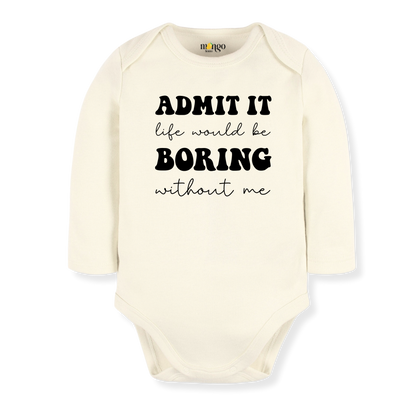 Admit It Funny Baby Bodysuit Funny Tshirt for Kids Toddler Tee Funny Gift for Boys Outfit