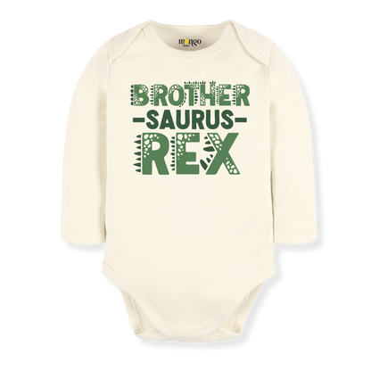Brother Saurus Baby Bodysuit, Big Brother Kids' T-Shirt – Little Brother Big Brother Announcement