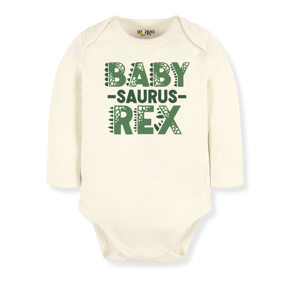 Baby Saurus Baby Bodysuit Tshirt for Kids, Dino Birthday Outfit for Boys Shirt, Dinosaur Tshirt T-Rex
