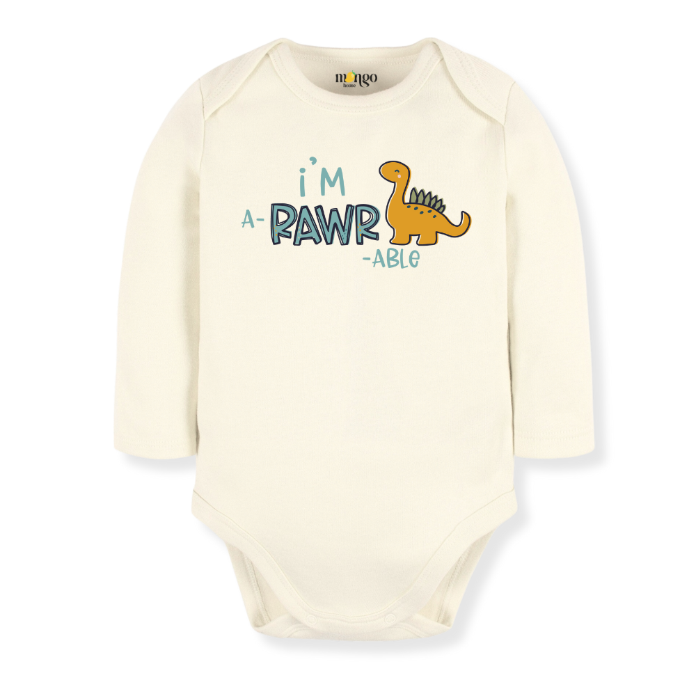 I'm A-Rawr-Able Dinosaur Tshirt Dino Baby Bodysuit Toddler & Kids T-Shirt, Dinosaur Outfit