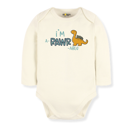 I'm A-Rawr-Able Dinosaur Tshirt Dino Baby Bodysuit Toddler & Kids T-Shirt, Dinosaur Outfit