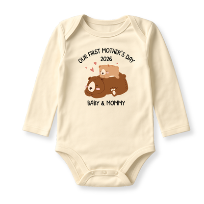 Our First Mother's Day Baby Bodysuit - 2026 Baby & Mommy Outfit