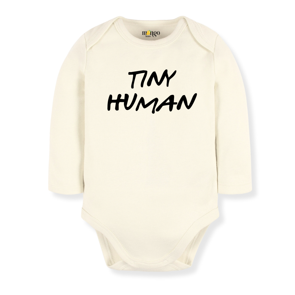 Tiny Human Cute Baby Bodysuit Funny Tshirt for Kids Toddler Tee Funny Baby Gift, Newborn Outfit