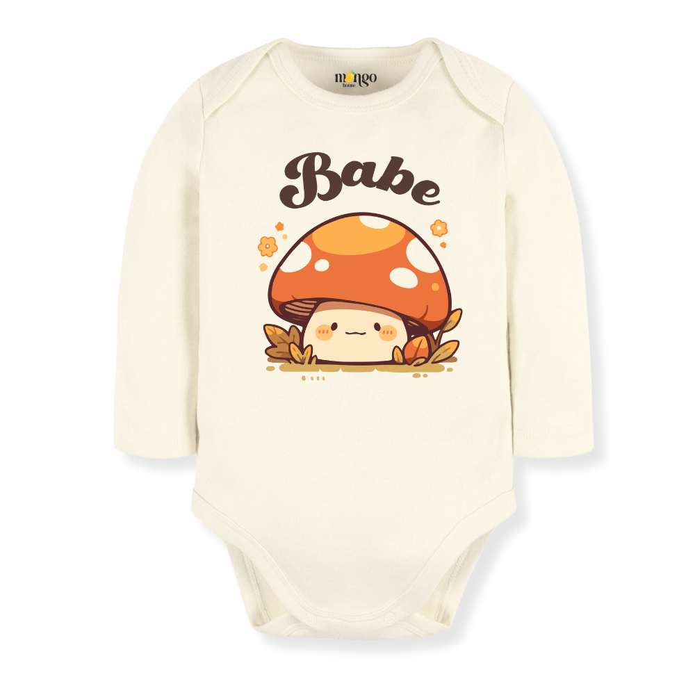 Mushroom Baby Bodysuit, Kids & Toddler T-Shirt – Cute Babe Outfit Mushroom Shirt for Boys Girls