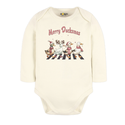 Ducksmas Funny Merry Christmas Baby Bodysuit, Kids & Toddler T-Shirt – Funny Christmas Outfit