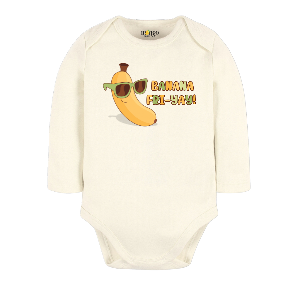 Banana Fri-Yay! Shirt Banana Baby Bodysuit, Kids & Toddler T-Shirt Sunglasses Funny Friday Outfit