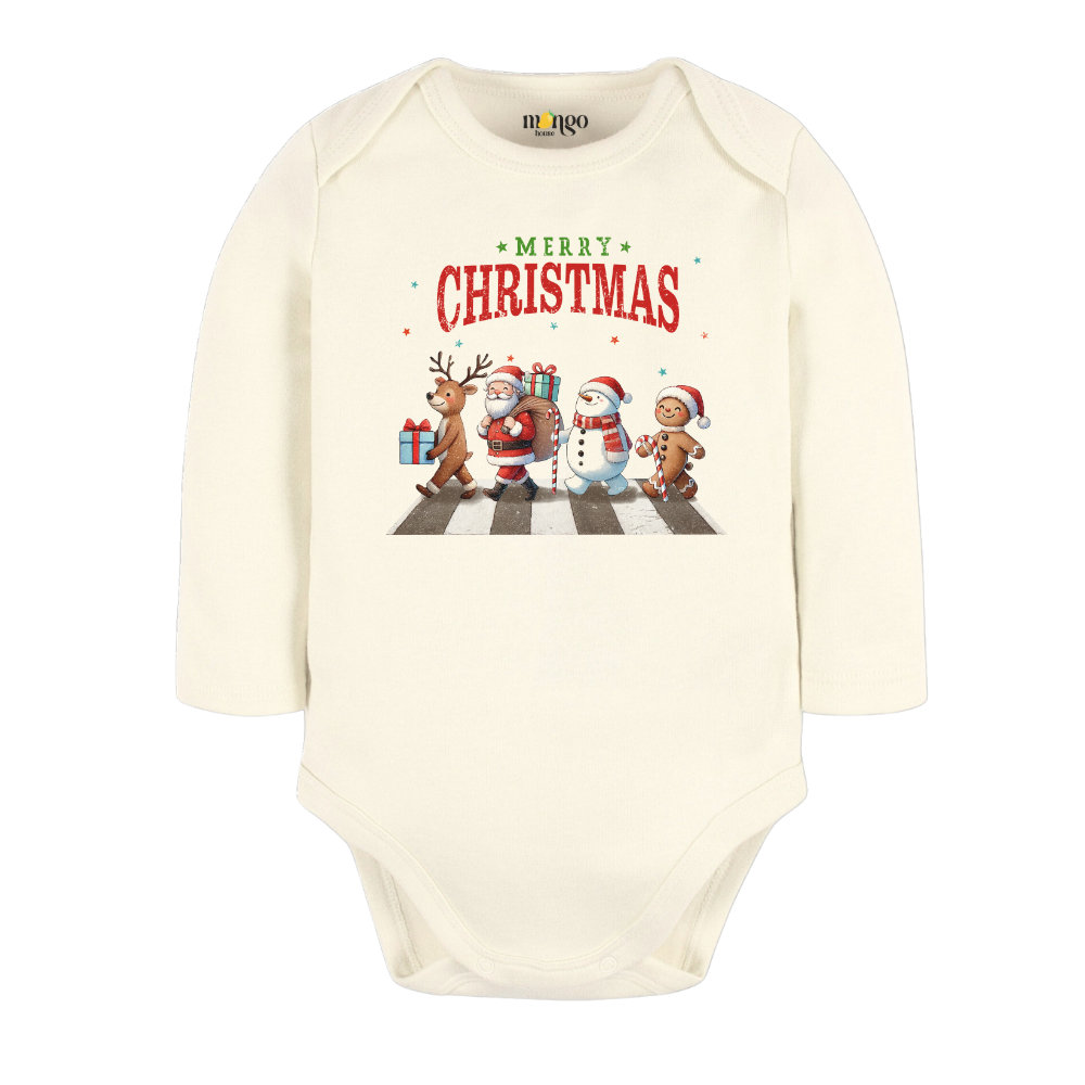 Friends Merry Christmas Baby Bodysuit, Kids & Toddler T-Shirt – Funny Christmas Outfit