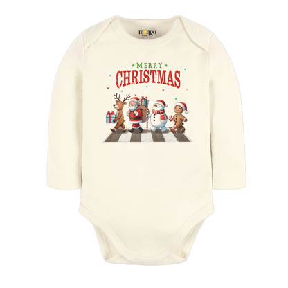 Friends Merry Christmas Baby Bodysuit, Kids & Toddler T-Shirt – Funny Christmas Outfit
