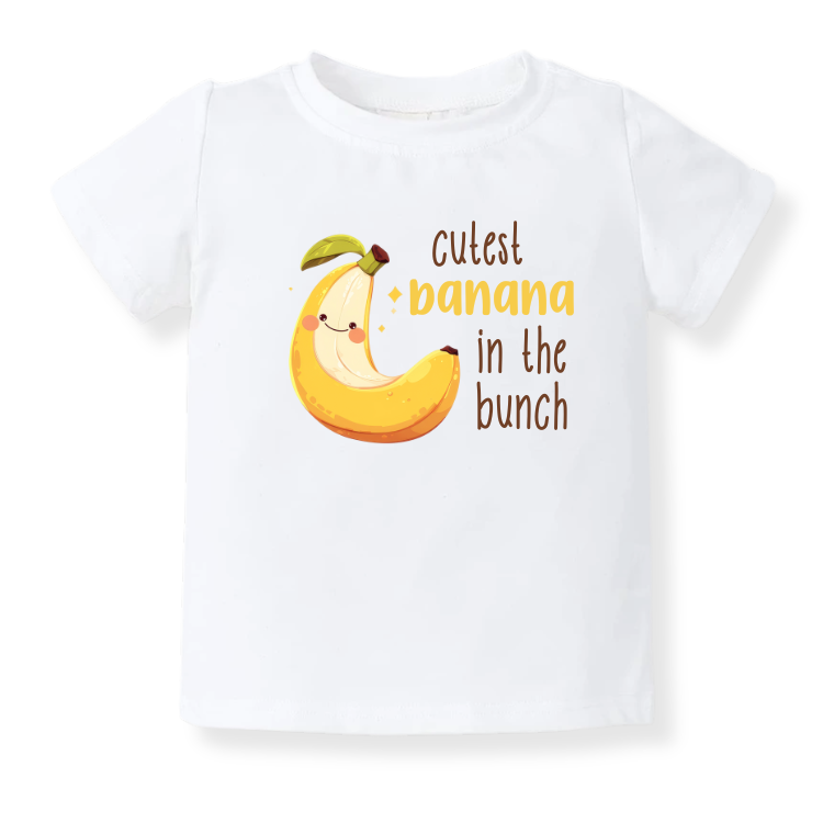 Cutest Banana in the Bunch Baby Bodysuit – Adorable Kids T-shirt & Toddler Tee, Bananas Sweatshirt