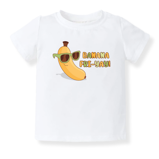 baby onesie onsie clothes girl boy funny newborn gifts outfit toddler infant apparel shirt baby shower kids unisex bodysuit little cute cool clothing banana friday friyay sunglasses weekend TGIF sunday funday