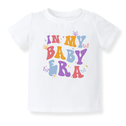 In My Baby Era Cute Baby Bodysuit, Retro Toddler & Kids T-Shirt, Newborn Gift