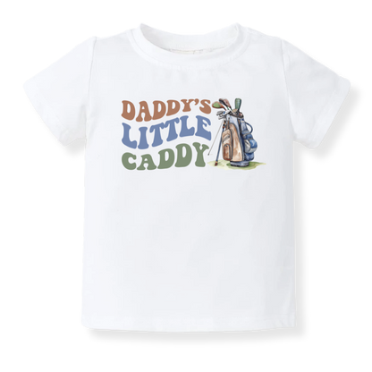 Daddy's Little Caddy Baby Bodysuit Toddler & Kids T-Shirt, Golf Outfit Golfing Baby Clothes
