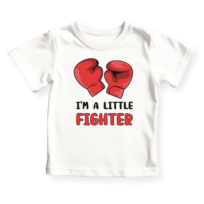 I'm a Little Fighter Shirt – Red Boxing Gloves Baby Onesie, Toddler, Kids & Adult T-Shirt