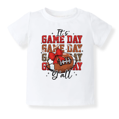 It's Game Day Y'all Football Baby Bodysuit Toddler & Kids T-Shirt, Football Outfit Game Day Family Tshirt