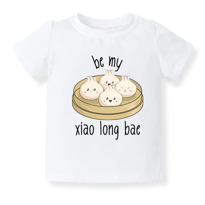 Be My Xiao Long Bae Baby Bodysuit – Cute Dumpling Design Kids T-shirt & Toddler Tee, Dimsum Sweatshirt