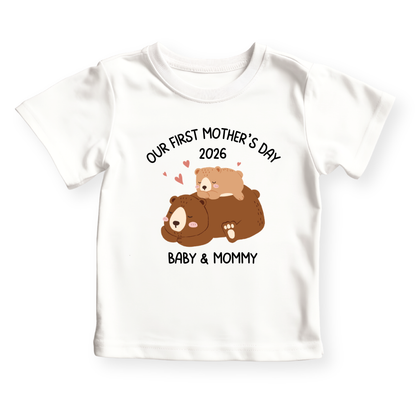 Our First Mother's Day Baby Bodysuit - 2026 Baby & Mommy Outfit