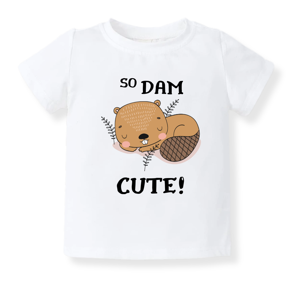 So Dam Cute Baby Bodysuit, Kids & Toddler T-Shirt – Cute Otter Animals Baby Clothes for Boys Girls