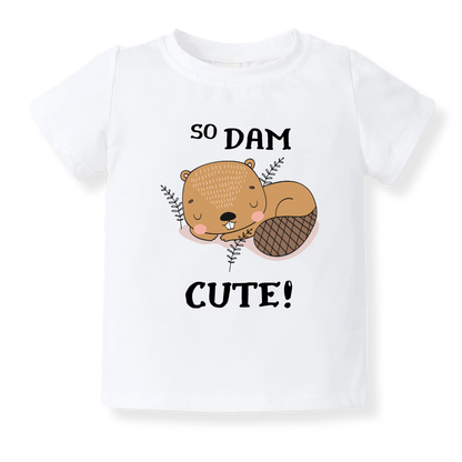 So Dam Cute Baby Bodysuit, Kids & Toddler T-Shirt – Cute Otter Animals Baby Clothes for Boys Girls