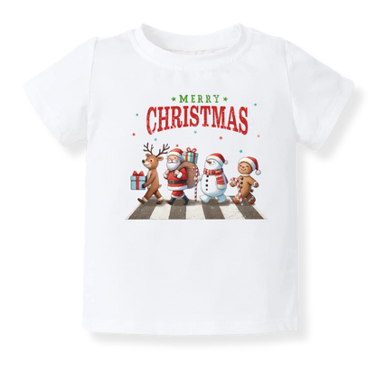 Friends Merry Christmas Baby Bodysuit, Kids & Toddler T-Shirt – Funny Christmas Outfit