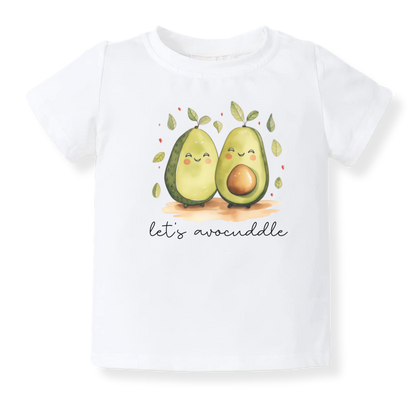 Let’s Avocuddle Baby Bodysuit – Avocado Kids T-Shirt  Toddler Tee, Funny Avocado Outfit