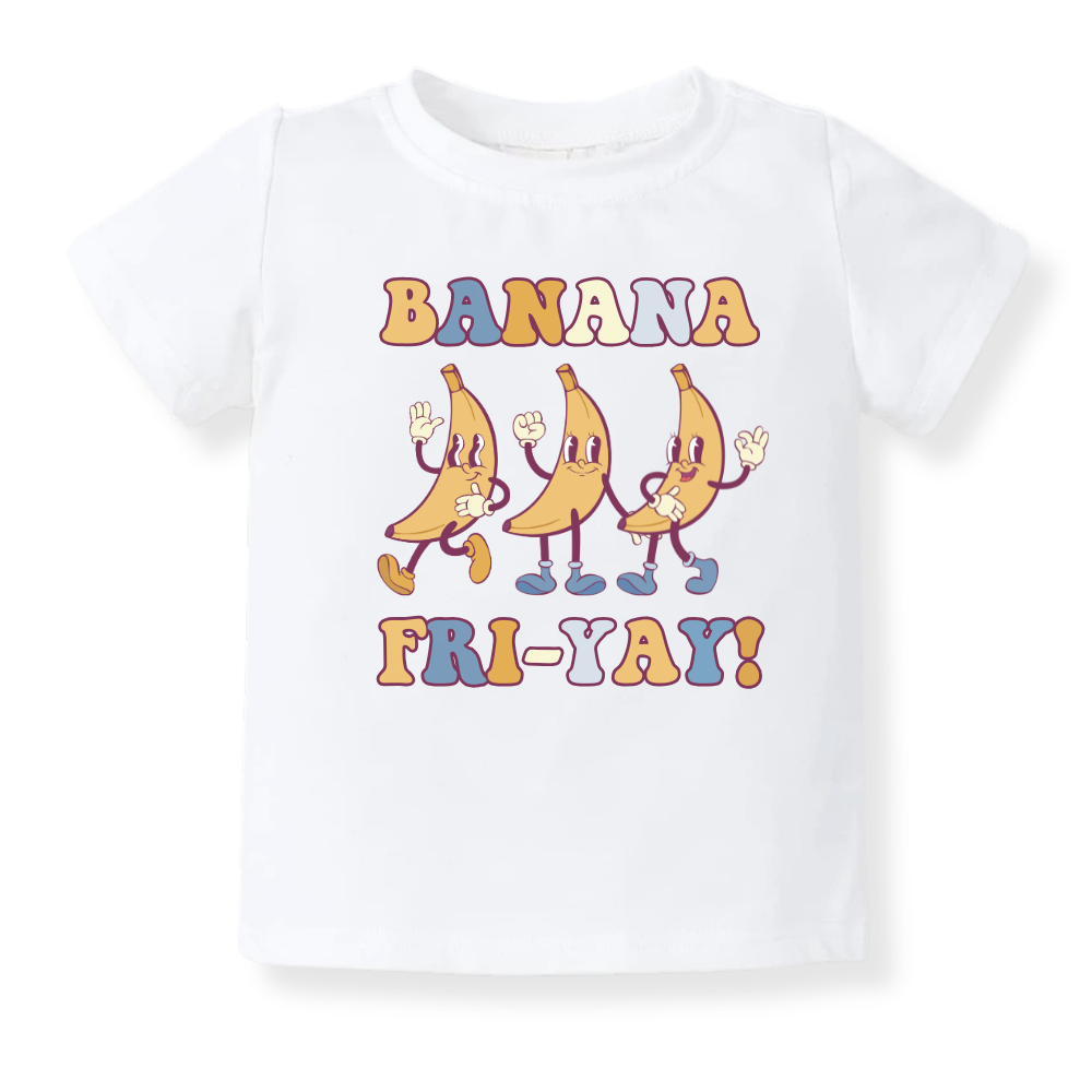 baby onesie onsie clothes girl boy funny newborn gifts outfit toddler infant apparel shirt baby shower kids unisex bodysuit little cute cool clothing banana friday friyay sunglasses weekend TGIF sunday funday