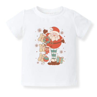 Ho Ho Ho Christmas Baby Bodysuit Cute Tshirt for Kids Toddler Tee Christmas Gift for Baby Clothes