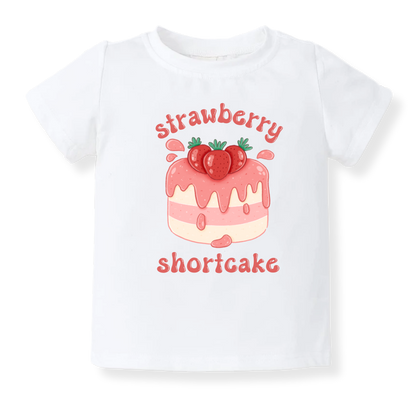 Strawberry Baby Bodysuit, Kids & Toddler T-Shirt – Strawberry Shortcake Outfit Strawberry Theme Shirt