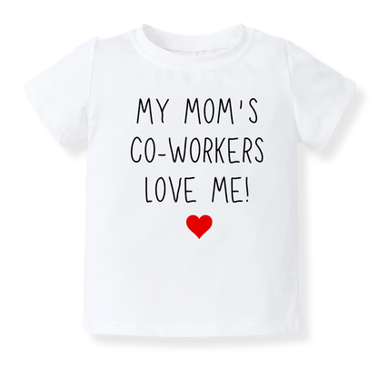 Cute Baby Gift for Coworker's New Baby Bodysuit Tshirt for Kids Toddler Tee