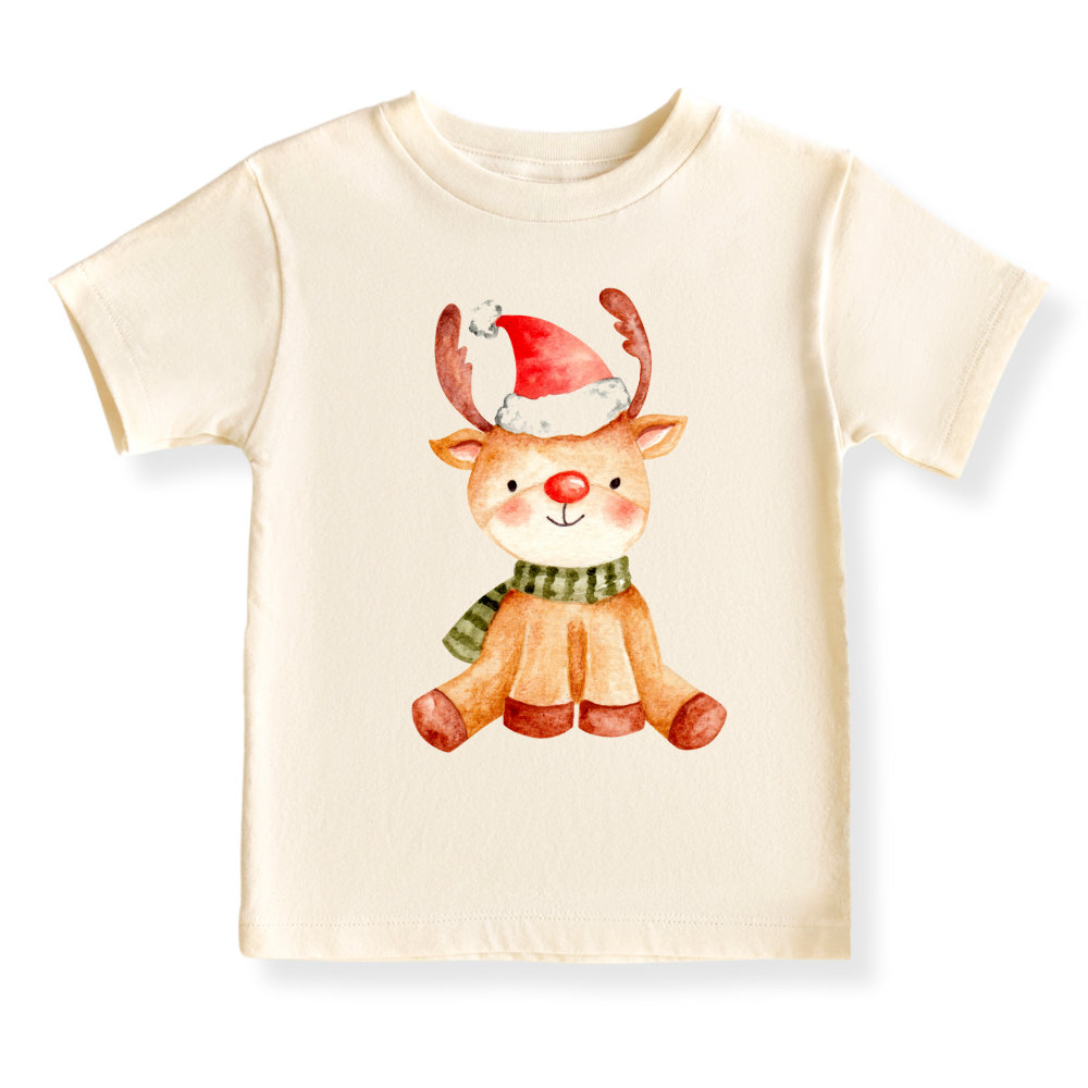 Cute Reindeer Christmas Baby Bodysuit, Kids & Toddler T-Shirt – Cute Christmas Outfit