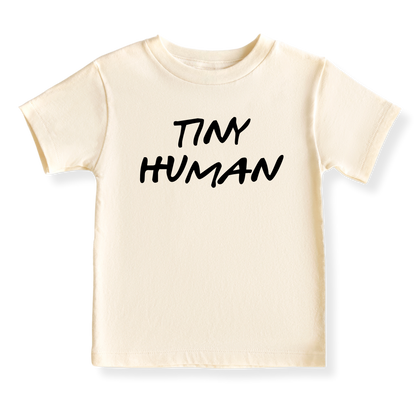 Tiny Human Cute Baby Bodysuit Funny Tshirt for Kids Toddler Tee Funny Baby Gift, Newborn Outfit