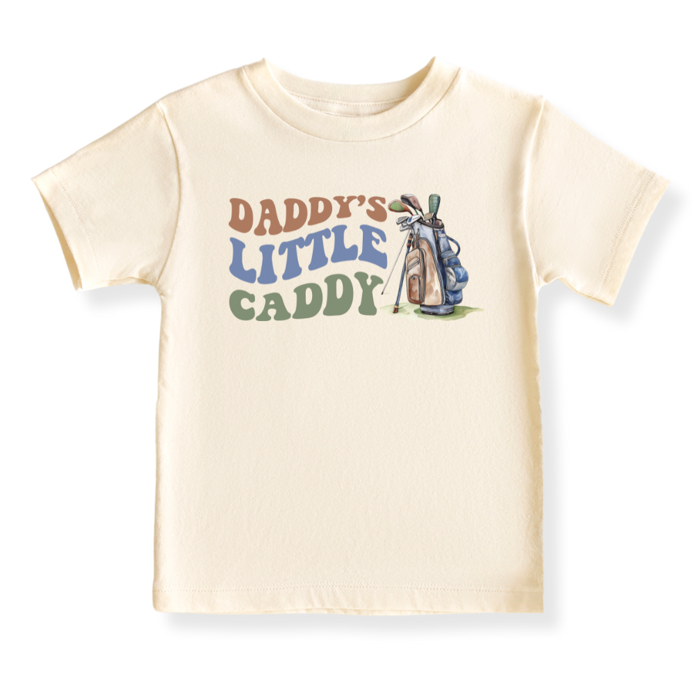 Daddy's Little Caddy Baby Bodysuit Toddler & Kids T-Shirt, Golf Outfit Golfing Baby Clothes