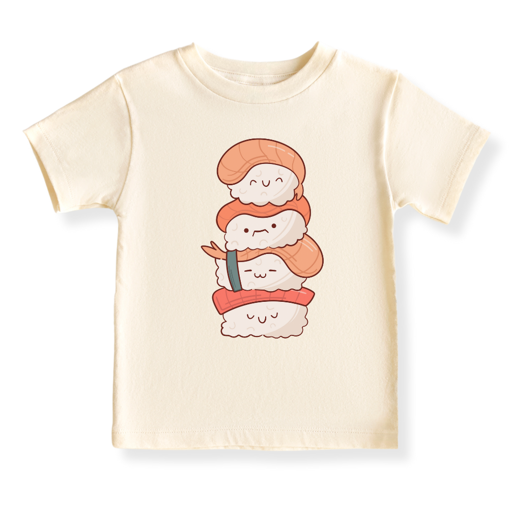 Sushi Baby Bodysuit, Sushi Graphic Tee, Natural Sweatshirt