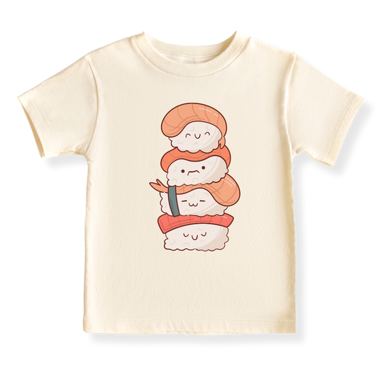 Sushi Baby Bodysuit, Sushi Graphic Tee, Natural Sweatshirt