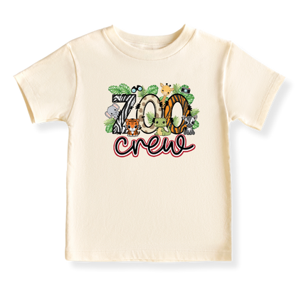 Zoo Crew Baby Bodysuit – Safari Animals Kids T-Shirt Toddler Tee, Fun Wild Animal Apparel for Little Explorers