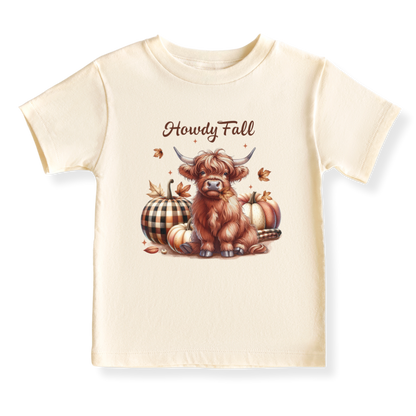 Howdy Fall Baby Bodysuit Haifer Tshirt for Kids Toddler Tee Funny Gift for Baby Clothes Autumn Outfit